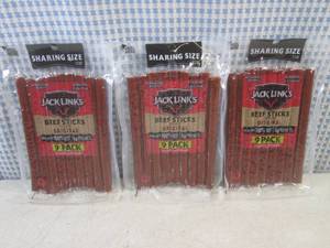 lot 240 image: (B-2) 3 Sharing Size Jack Links 9-P...