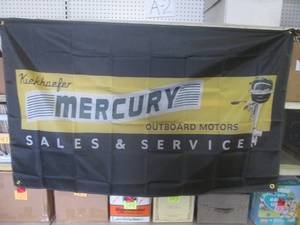 lot 23 image: (FS) 3 ft x 5 ft Mercury Outboard M...