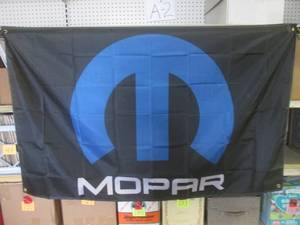 lot 50 image: (FS) 3 ft x 5 ft Mopar FlagBanner...