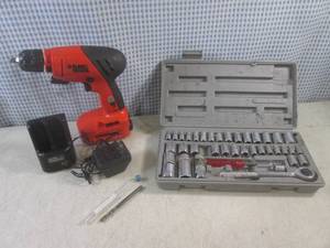 lot 67 image: (CSB) Socket Set, Black & Decker Co...
