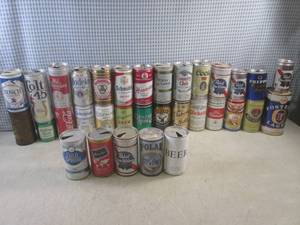 lot 79 image: (EW4) Assorted Vintage Beer Cans...