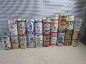 lot 83 image: (EW4) Assorted Vintage Beer Cans...
