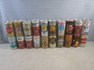 lot 84 image: (EW6) Assorted Vintage Beer Cans...