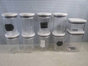 lot 93 image: (A-2) 10 OXO Kitchen Storage Contai...