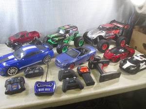 lot 101 image: (EW5) Assorted RC Trucks  Cars and...