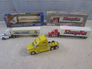 lot 150 image: (BS) Assorted Small Diecast Semi-Tr...