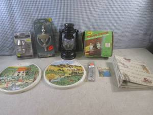 lot 195 image: (D-2) 2 Vintage Enameled Stove Burn...