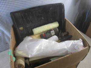 lot 206 image: (F-2) Box Full of Assorted Painting...