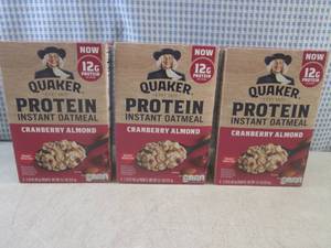 lot 214 image: (B-3) 3 Boxes of Quaker Cranberry A...