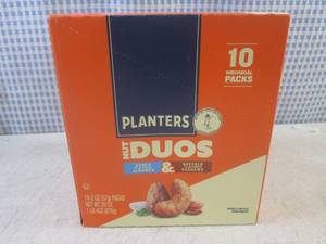 lot 220 image: (B-1) Box of 10 Bags Planters Nut D...