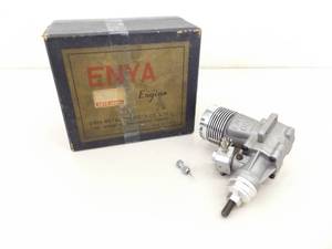 lot 83 image: Enya 60-II Model 7058 Model Aircraft Engine in Original Box