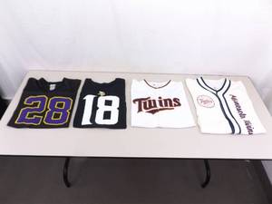 lot 69 image: Lot of Minnesota Professional Sport Team Jerseys 