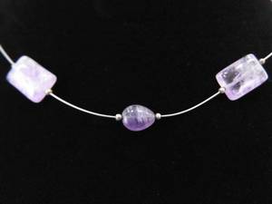 lot 119 image: .925 Sterling Silver SILPADA Amethyst Necklace