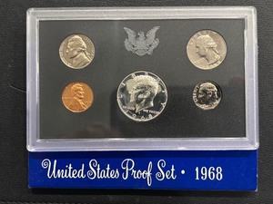 lot 8 image: 1968-S Proof Set