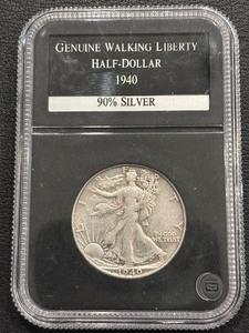lot 24 image: 1940-S Walking Liberty Half Dollar