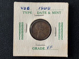 lot 50 image: 1909 VDB Lincoln Cent
