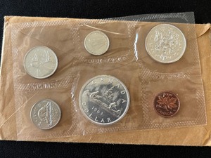 lot 66 image: 1963 Canada Mint Set