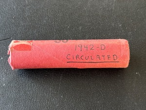 lot 78 image: 1942-D Lincoln Cent Roll