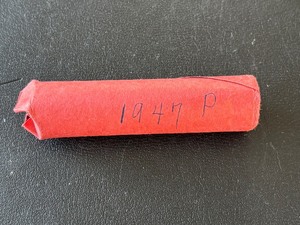 lot 83 image: 1947 Lincoln Cent Roll