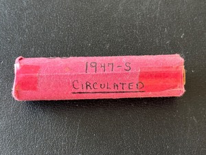 lot 84 image: 1947-S Lincoln Cent Roll