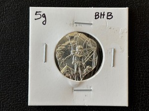 lot 129 image: 5 Gram .999 Fine Silver