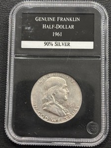 lot 161 image: 1961-D Franklin Half Dollar