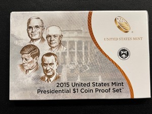 lot 167 image: 2015 Presidential Dollar Proof Set