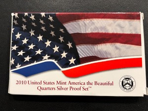 lot 170 image: 2010 America the Beautiful Silver Quarter Proof Set
