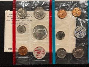 lot 173 image: 1968 P & D Mint Set