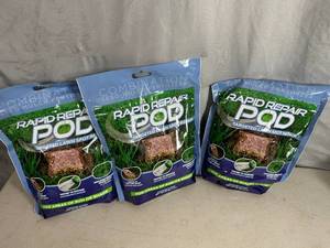 lot 118 image: 45 New Rapid Repair Pods for Lawn Repair