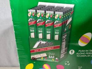 lot 151 image: New Case of 24 Andes Mint Cookie Crunch Snap Bars