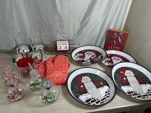 lot 153 image: Assorted New Christmas Decoration and Household Items