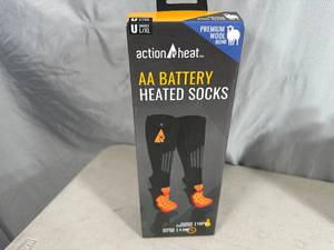 lot 156 image: New Pair of Action Heat Heated Wool Socks