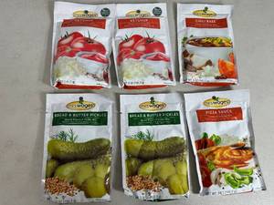 lot 158 image: New Mrs. Wages Pickle Mix, Ketchup Mix, Chili Mix, Pasta Sauce