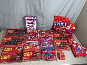 lot 258 image: Assorted Candy, Chocolate Cherries, Dots, Tootsie Pops, Fruit Chews, and More
