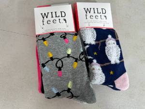 lot 293 image: 6 New Pairs of Womens Novelty Dress Socks