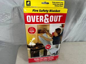 lot 350 image: New Over & Out Fire Safety Blanket