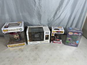 lot 363 image: 4 New Funko Pop Collectible Figurines