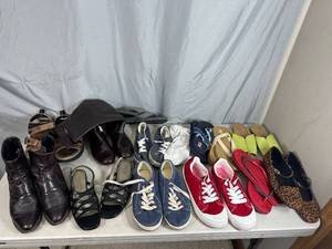 lot 61 image: New and Pre-Owned Shoes - Mostly Women Size 10-11
