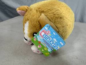lot 66 image: New Squishable Snacker Baby Corgi Plush Toy