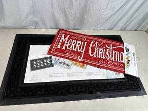 lot 67 image: New Switch Mat Welcome Mat with Switchable Insert