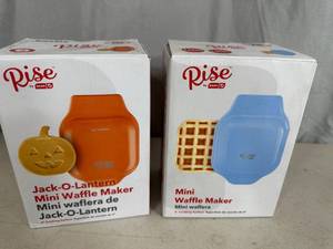 lot 80 image: 2 New RiseDash Waffle Makers