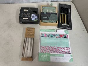 lot 88 image: New Krumbs Kitchen Gifts, Apron, Straws, Bags, and More