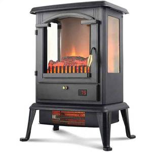 lot 14 image: Lifesmart 3-Sided Flame View Infrared Heater Stove.