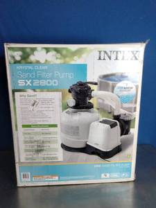 lot 29 image: Intex Krystal Clear SX2800 Sand Filter Pump