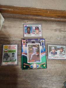 lot 159 image: Vintage Baseball Cards Featuring Pitchers Nolan Ryan and J.R. Richard.