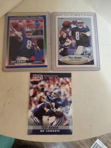lot 157 image: Troy Aikman Rookie Football