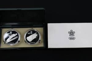 lot A-16 image: 1987 Canada 20 Dollar Silver Coins Calgary 1988 Olympics Set of 2