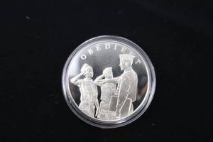 lot A-21 image: Boy Scouts Obedient Sterling Silver Coin