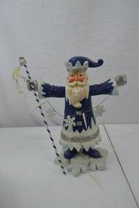 lot 154 image: Winter Santa Christmas Decor by P. Schifferl, 15 Inch